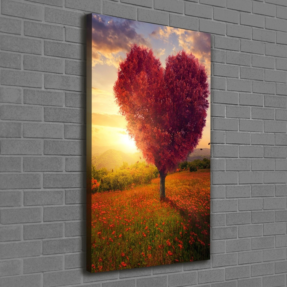 Canvas wall art Heart