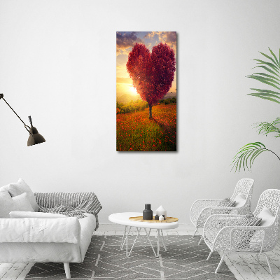 Canvas wall art Heart