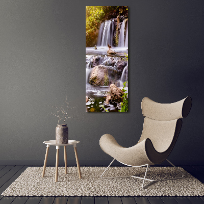 Canvas wall art Waterfall