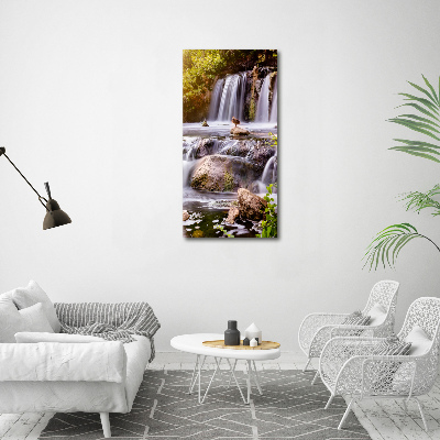 Canvas wall art Waterfall