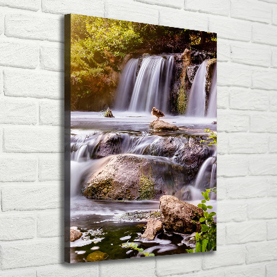 Canvas wall art Waterfall