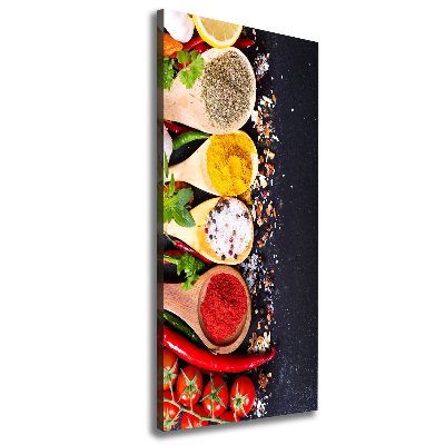 Canvas wall art Spices