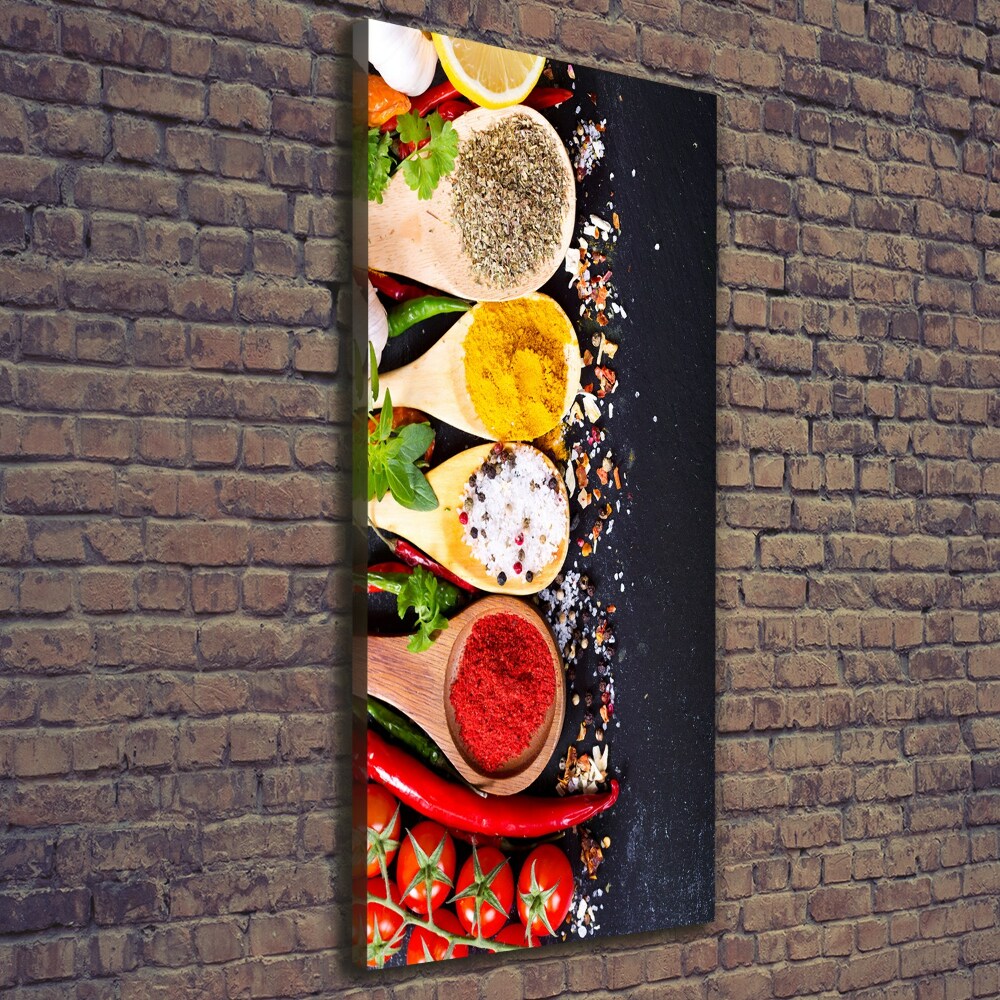 Canvas wall art Spices