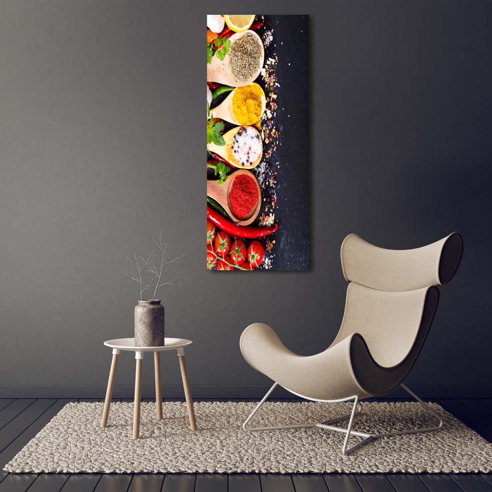 Canvas wall art Spices