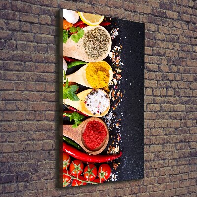 Canvas wall art Spices