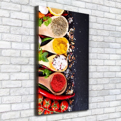 Canvas wall art Spices