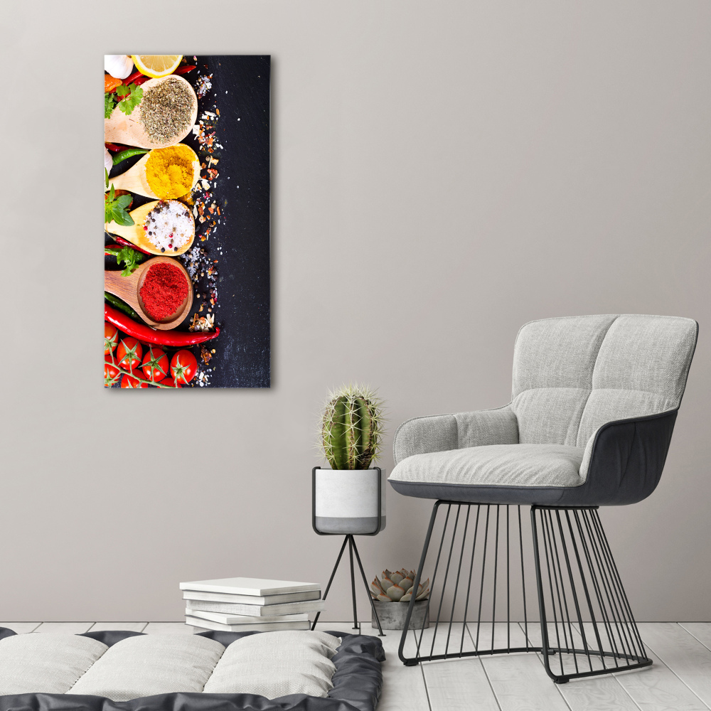 Canvas wall art Spices