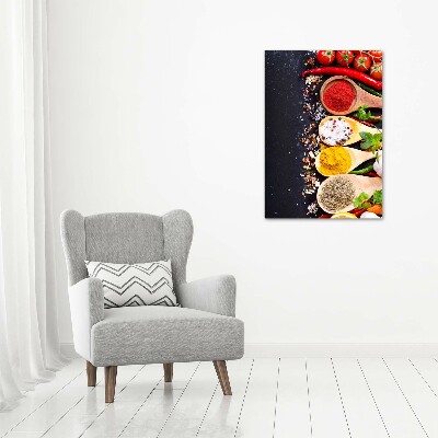 Canvas wall art Spices