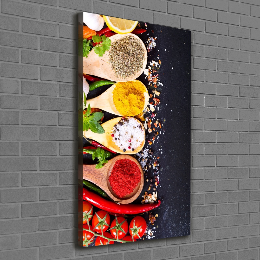 Canvas wall art Spices