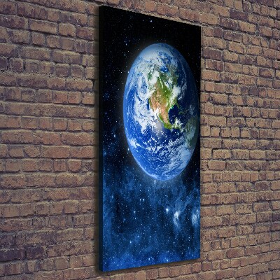 Canvas wall art Globe