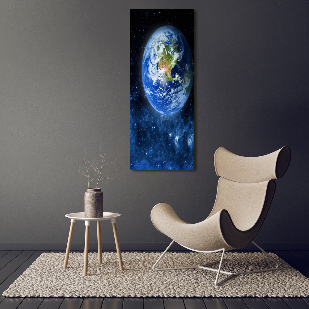 Canvas wall art Globe