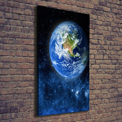 Canvas wall art Globe