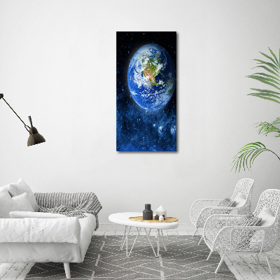 Canvas wall art Globe