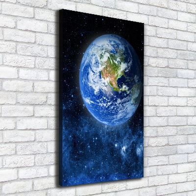 Canvas wall art Globe