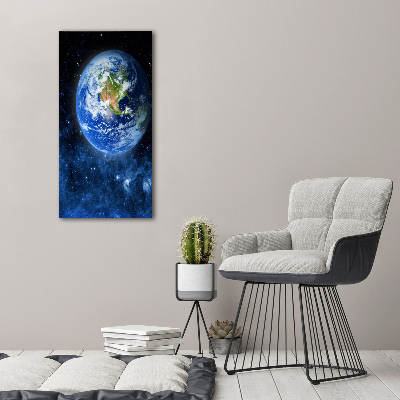 Canvas wall art Globe