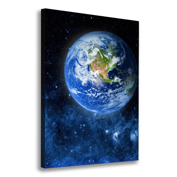 Canvas wall art Globe