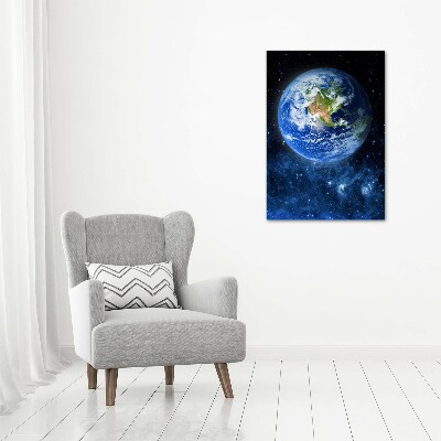 Canvas wall art Globe