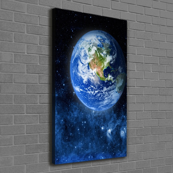 Canvas wall art Globe