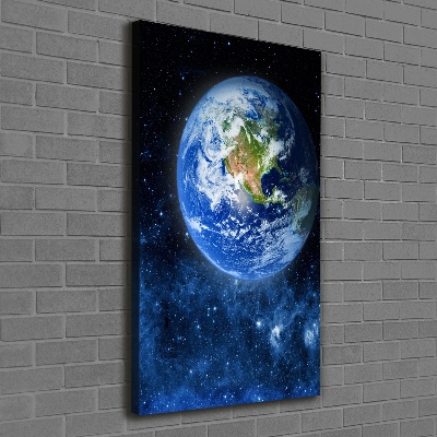 Canvas wall art Globe