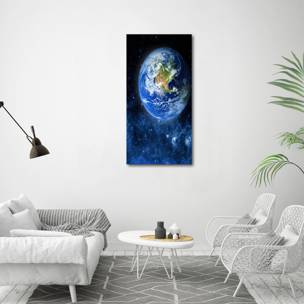 Canvas wall art Globe