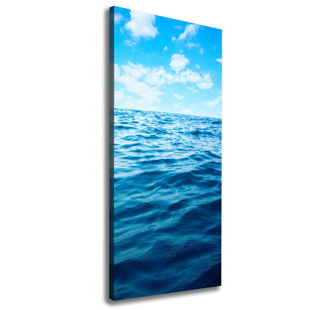 Canvas wall art Sea water