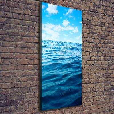 Canvas wall art Sea water