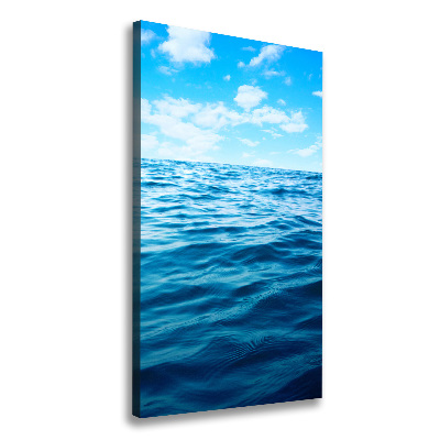 Canvas wall art Sea water