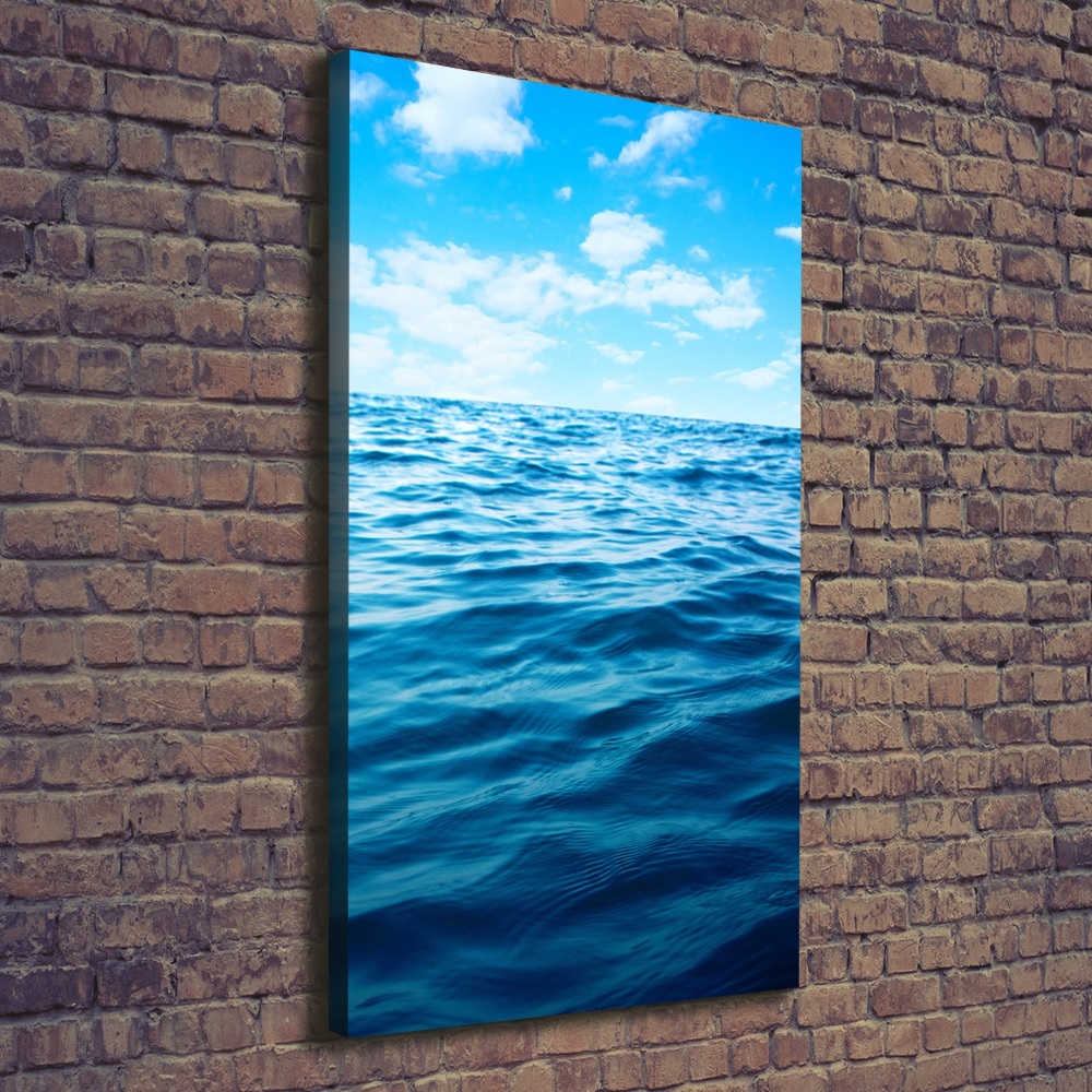 Canvas wall art Sea water