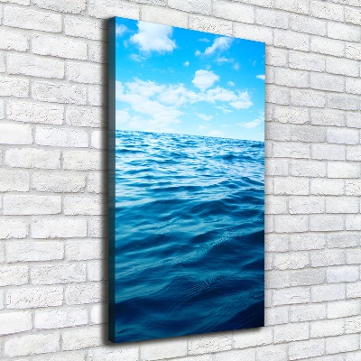 Canvas wall art Sea water