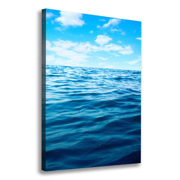 Canvas wall art Sea water