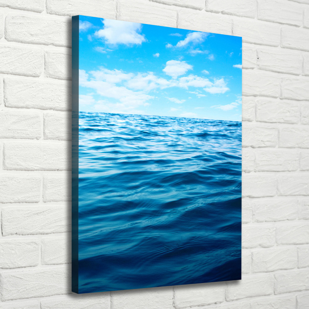 Canvas wall art Sea water