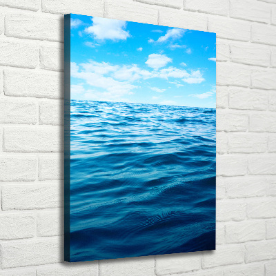 Canvas wall art Sea water