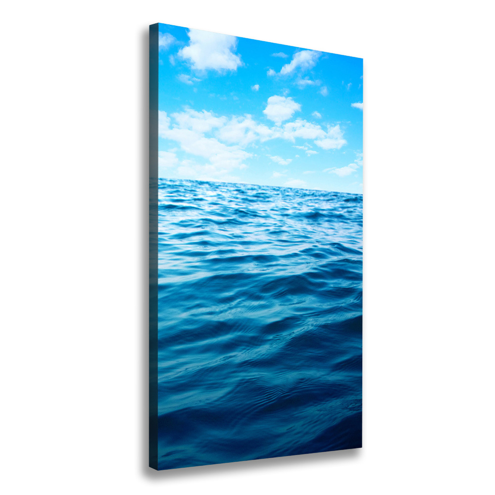 Canvas wall art Sea water