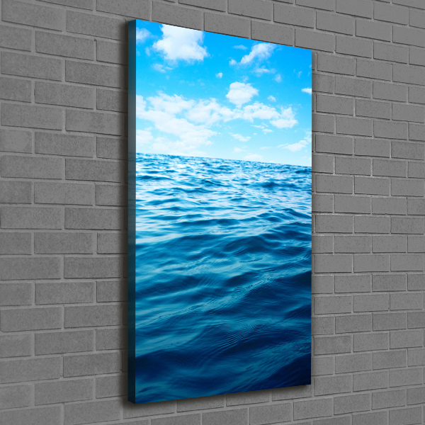 Canvas wall art Sea water