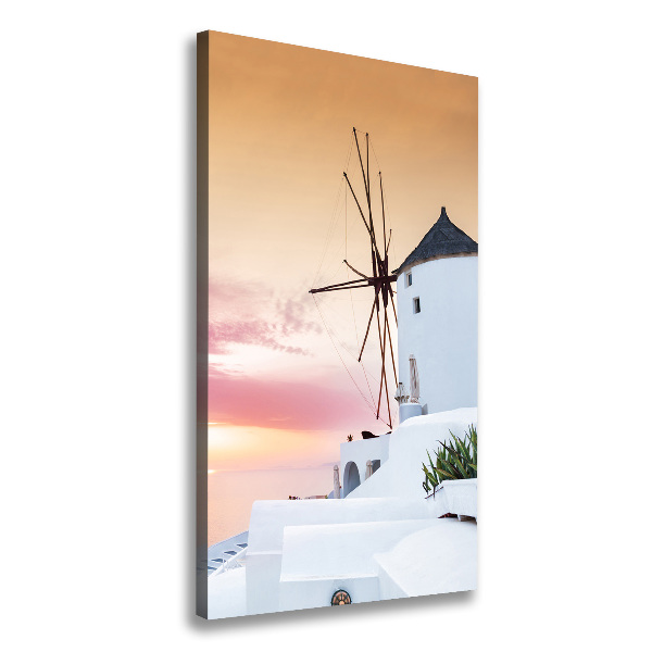 Picture canvas print Santorini Greece