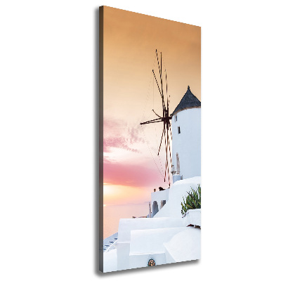 Picture canvas print Santorini Greece