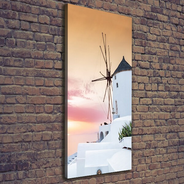 Picture canvas print Santorini Greece