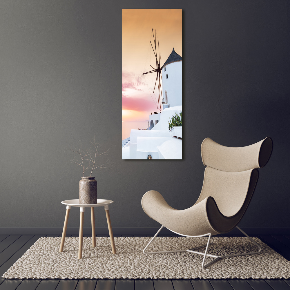 Picture canvas print Santorini Greece