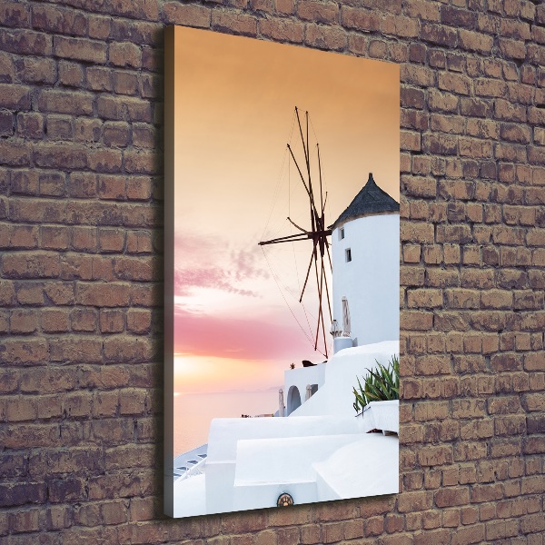 Picture canvas print Santorini Greece