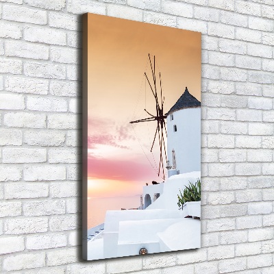 Picture canvas print Santorini Greece