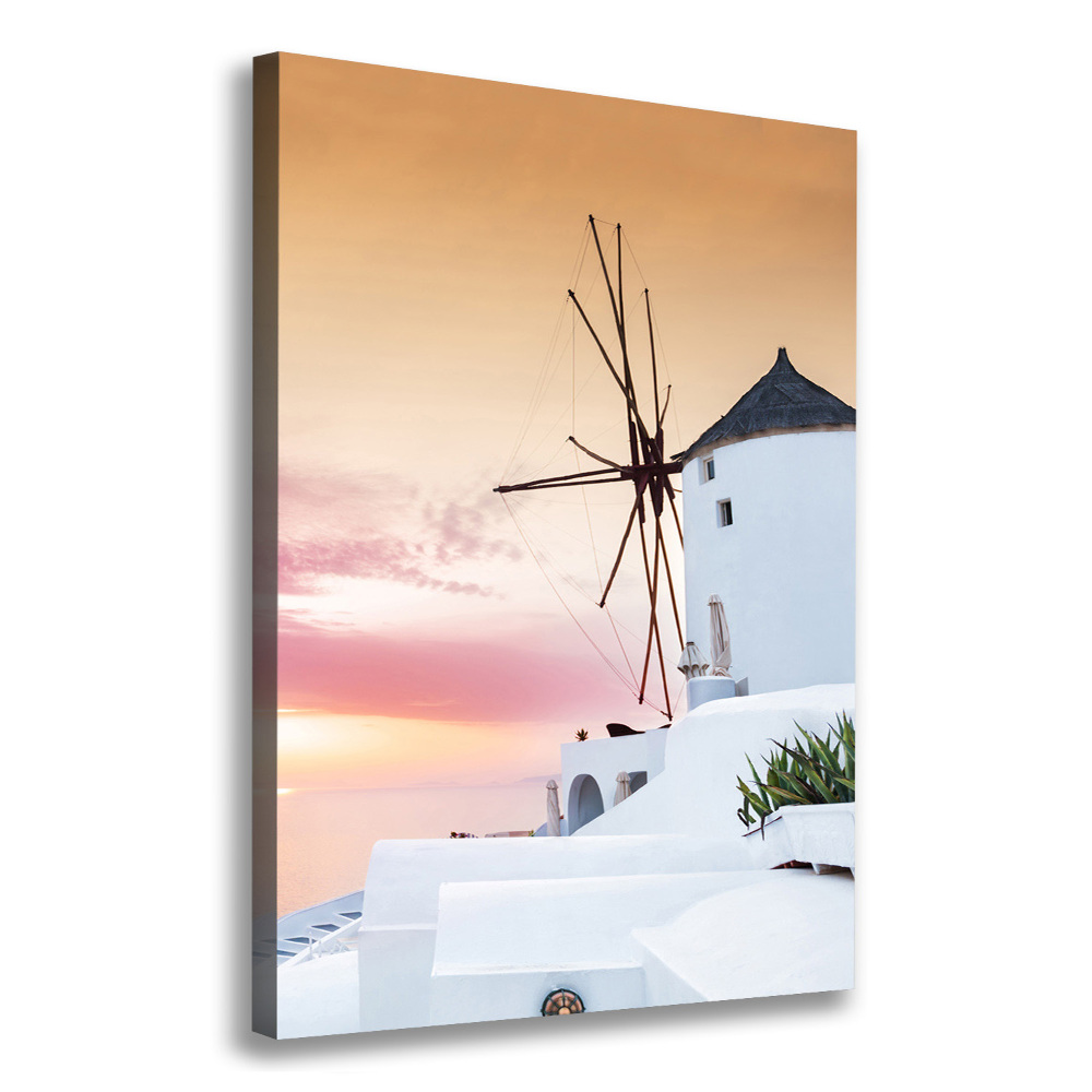 Picture canvas print Santorini Greece