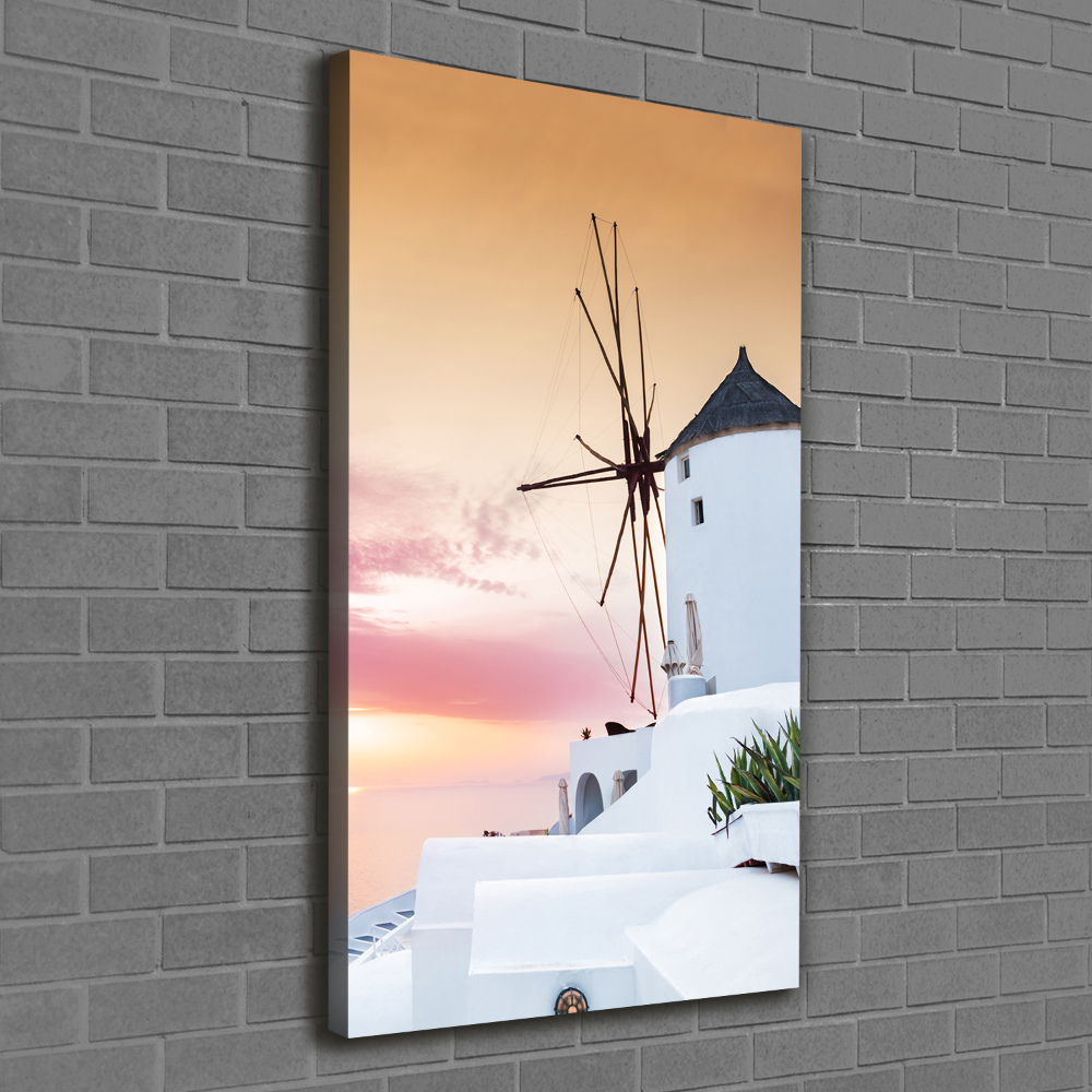 Picture canvas print Santorini Greece