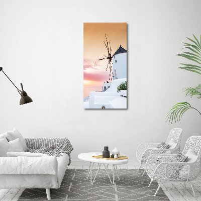 Picture canvas print Santorini Greece