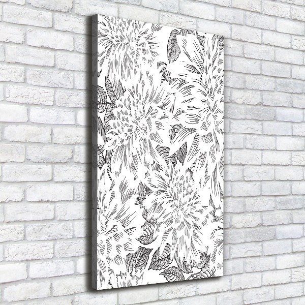 Large canvas wall art Peonies