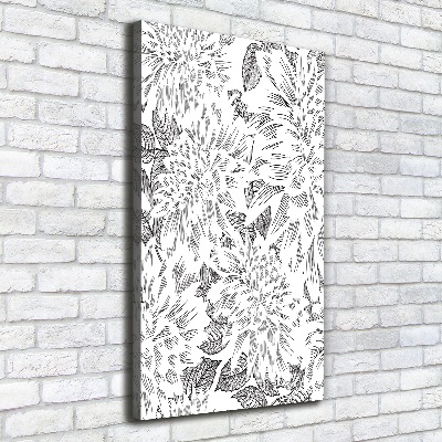 Large canvas wall art Peonies