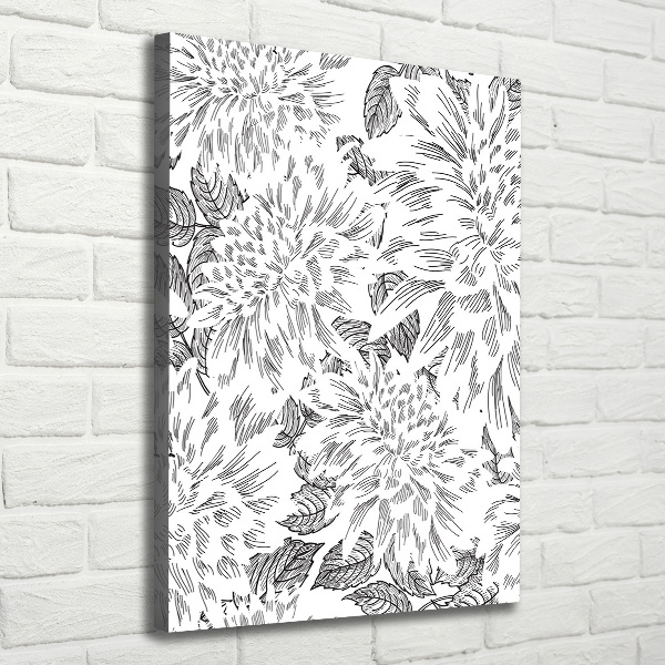 Large canvas wall art Peonies