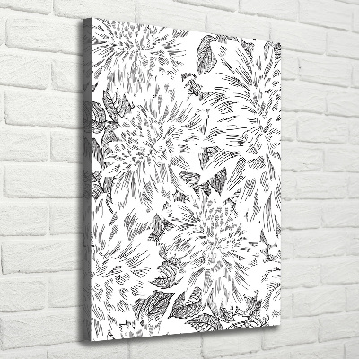 Large canvas wall art Peonies