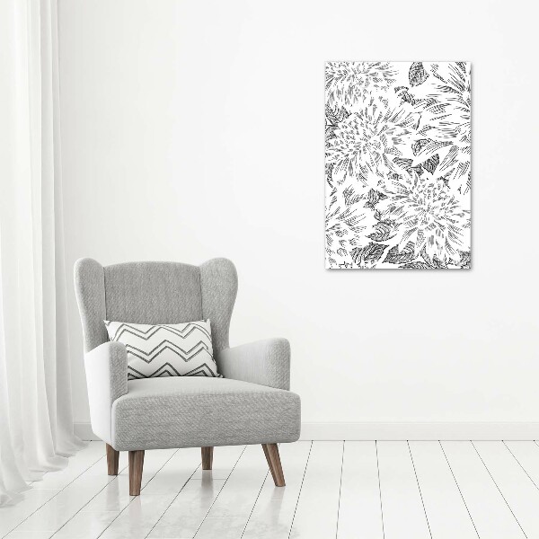 Large canvas wall art Peonies