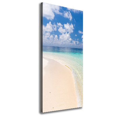 Large canvas wall art Maldives beach