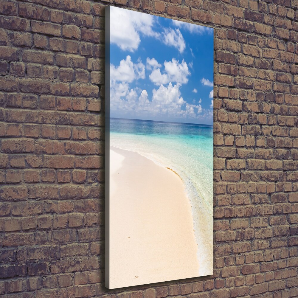 Large canvas wall art Maldives beach